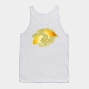 Ginkgo Biloba leaves pattern Tank Top